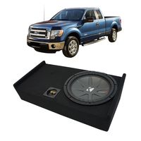 Compatible with 2009-2014 Ford F-150 Super Cab Truck Kicker CompR CWR12 Single 12" Sub Box Enclosure - Final 2 Ohm