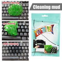 Keyboard Cleaner Universal Dust Cleaning Gel Dirt Bacteria Cleaner Air Conditioning Outlet Keyboard Cleaning Mud, for Laptops, Car Vents, Printers, Calculators