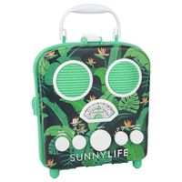 Sunnylife Portable Beach MP3 Speaker with AM/FM Radio and Smartphone Holder