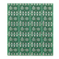 20x SOP8 SO8 SOIC8 TSSOP8 MSOP8 to DIP8 Adapter PCB Board Converter 1.1x1x0.16cm