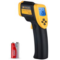 Etekcity Lasergrip 800 Digital Infrared Thermometer Laser Temperature Gun Non-contact -58℉ - 1382℉ (-50℃ to 750℃), Yellow/Black