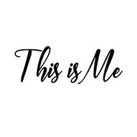 The Greatest Showman This is Me Vinyl Decal Sticker for Computer Wall Car Mac MacBook and More 7" x 2.5" (This is Me 1, Black)