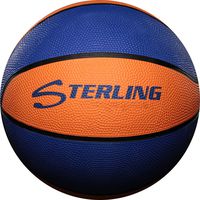 Sterling Blue/Orange Official Size 7 Rubber Basketball