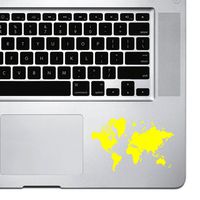 StickAny Palm Series Detailed Earth Sticker for MacBook Pro, Chromebook, and Laptops (Yellow)