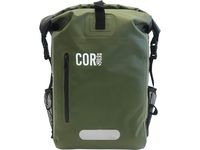 COR 25L Waterproof Dry Bag Backpack with Padded Laptop Sleeve (Green, 25L)