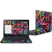 Mightyskins Skin Compatible with Samsung Chromebook 3 11.6" - Color Bomb | Protective, Durable, and Unique Vinyl Decal Wrap Cover | Easy to Apply, Remove, and Change Styles | Made in The USA