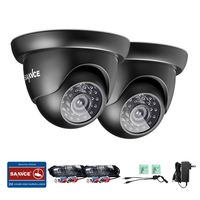 SANNCE 2PCS 720p HDTVI Standalone Dome Camera without DVR Recorder Compatible with TVI System)