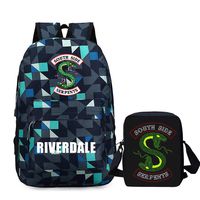 Man Woman Riverdale Laptop Backpack + Lunch box bag for Work Travel Office Outdoor