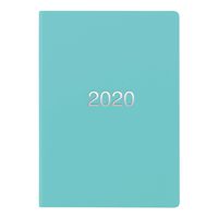 Letts 2020 Dazzle - Weekly Planner, multilingual, Turquoise, 8.25 x 5.875 inches (C080881-20)