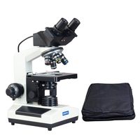 OMAX 40X-2000X Digital Binocular Compound Microscope with Built-in 3.0MP USB Camera and Double Layer Mechanical Stage and Vinyl Carrying Case