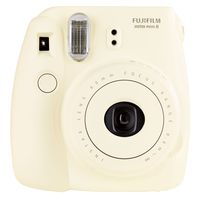 FujiFilm Instax Mini 8 with Strap and Batteries (White)