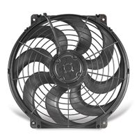 Flex-a-lite 392 S-Blade Black 12" Electric Fan