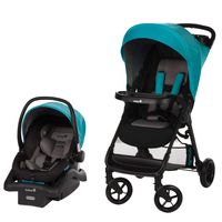 Safety 1st Smooth Ride Travel System with onBoard 35 Infant Car Seat, Lake Blue
