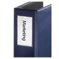 TOPS Cardinal HOLDit! Self-Adhesive Binder Label Holders, 2 3/16 x 4 Inches, 6 Label Holders and Inserts Per Bag - 21830