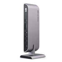 Cable Matters USB C Dock for Suface Pro 7, Suface Pro X, Dell XPS, and More - Dual 4K DisplayPort, 80W Charging, UHS-II SD Card Slot, 10Gb/s USB, Gigabit Ethernet - Thunderbolt 3 Port Compatible