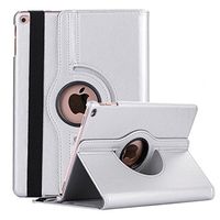 Jennyfly PU Leather iPad Pro 10.5 Case and Cover,360 Degree Rotating Multiple Viewing Angles for iPad Pro 10.5 - White