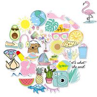 Cute VSCO Stickers for Water Bottle Laptop (36 - Pack Vinyl Stickers) Aesthetic Trendy Waterproof Stickers for Hydro Flask, Suitable for Girls, Kids, Teens, Adults