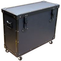 Monitors - Lcd's W/stands Attached Tuffbox Light Duty Road Case W/wheels - 21 to 24 Screens