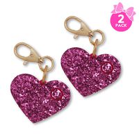 Personal Safety Alarm for Women - Self-Defense Personal Panic 115 Decibel Alarm Keychain for Women with LED Safety Light and Clip, Pink Glitter