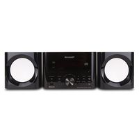 Sharp XL-LS703B-GB Sharp Bluetooth Speaker System (Gloss Black), USB Port for MP3 Playback, Bluetooth Wireless Connection, One Touch with NFC Connection, 50W RMS Power Output, Remote Included