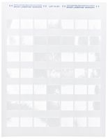 Brady Self-Laminating Laser Printable Polyester Labels (LAT-18-361-2.5) - Matte Finish, White/Translucent Labels - 1" Width, 1.33" Height (Pack of 1000)