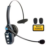 Panasonic KX-TCA285 and KX-TCA385 Compatible Bluetooth Headset | BlueParrott 250-XT Bluetooth Headset Bonus Pack - Includes Car Charger and Extra Cushions