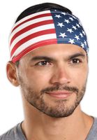 Mens Headband - Running Sweat Head Bands for Sports - Athletic Sweatbands for Workout/Exercise, Tennis & Football - Ultimate Performance Stretch & Moisture Wicking