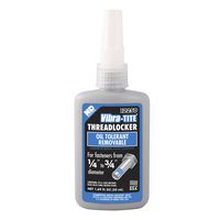 Vibra-TITE 122 Oil Tolerant Removable Anaerobic Threadlocker, 50 ml Bottle, Blue