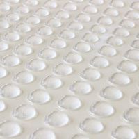 Shintop Furniture Bumpers - Clear Adhesive Bumper Pads Surface Protection for Wall and Wooden Floor Come with 100pcs (Hemispherical)