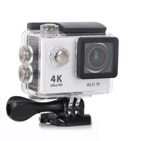 KuGi Ultra HD 4K Sport Action Camera WIFI 1080P 60fps HDMI 20MP+170 Degree Wide Viewing Angle 2.0 inch LCD Screen Waterproof Sport DV Camcorder with Accessories Kit for Extreme Outdoor Sports(White)