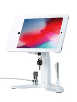 CTA Digital Dual Security Kiosk Stand with Locking Case and Cable for iPad (Gen. 5-6), iPad Air (Gen. 1-2), and iPad Pro 9.7