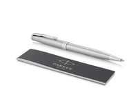 PARKER Sonnet Ballpoint Pen, Stainless Steel with Palladium Trim, Medium Point Black Ink (1931512)