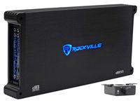 Rockville dB55 4000 Watt/2000w RMS 5 Channel Amplifier Car Stereo Amp, Loud
