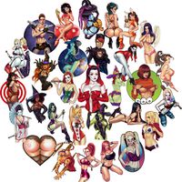 MAXSNOW Sexy Cosplay Women Stickers Pack [50pcs] Laptop Stickers Bomb Beauty Pinup Girls Stickers and Decals Vintage Retro Stickers for Luggage Skateboard Phone Case Guitar Car Bike Bumper (Cosplay)