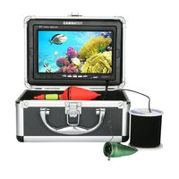 MAOTEWANG 15M 1000tvl Underwater Fishing Video Camera Kit 6 PCS LED Lights with7 Inch Color Monitor