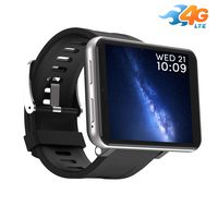 Big Screen Smart Watch 4G Support WiFi Bluetooth GPS Smartwatch 50M Waterproof Fitness Tracker 5MP Camera Long Battery Life Smart Bracelet Heart Rate Monitor Men Women (Silver, 3+32GB)