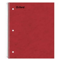 Ampad Single Wire Notebook, Size 11 x 9, 1 Subject, Assorted Covers, 100 Sheets, College Ruled (25-009)