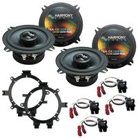 Compatible with Chevy Silverado Truck 2007-2013 Factory Premium Speaker Upgrade Harmony C5 Package