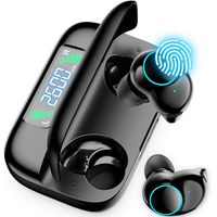 ONIKUMA Wireless Earbuds, Bluetooth 5.0 Earbuds with Charging Case 156Hrs Playtime Waterproof Wireless Earphones TWS Stereo Headphones in Ear for Clear Calls, Sports