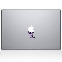 The Decal Guru 0221-MAC-13A-DR Atlas Stick Figure MacBook Decal Vinyl Sticker - 13" MacBook Pro (2016 & Newer) - Lavender