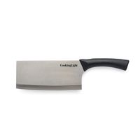 Cooking Light 7 Heavy Duty Meat Cleaver Chopper Multipurpose, Ergonomic Handle, Butcher Knife, High Carbon Stainless Steel Blade, 7 Inch, Black