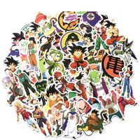 Bowinr Dragon Ball Z Car Stickers, Anime Bumper Sticker for Phone, Laptop, Car, Lugguage, Skateboard and More(100" pcs)