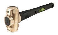 Wilton  90416 4-pound Head, 16 B.A.S.H Brass Hammer with Safety Plate Securing Head to Handle