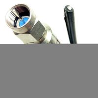 60ft AERIAL MESSEGNER RG11 COAXIAL CABLE 75 Ohm UL ETL BRASS COMPRESSION CONNECTOR UHF VHF HDTV ANTENNA CABLE TV LOW LOSS 4X THICKER CORE COMPARE TO RG6 Assembled in USA by PHAT SATELLITE INTL