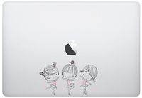 Laptop Notebook Sticker Decal - Cute Ballerina Girls - Skins Stickers
