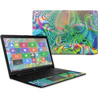 MightySkins Skin Compatible with HP 17t Laptop 17.3" (2017) - Psychedelic | Protective, Durable, and Unique Vinyl Decal wrap Cover | Easy to Apply, Remove, and Change Styles | Made in The USA