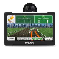 GPS Navigation for Car, Navigation system 7inch Highly-brightness capacitive Touch Screen GPS,8 GB Lifetime Map Update, Turn-by-Turn Direction Reminding Real Voice Spoken Navigation System for Car GPS
