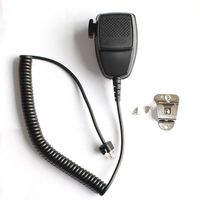 GoodQbuy Handheld Speaker with Mic Microphone Hanger for Rj45 8-pin Motorola Radio Cdm1250 Cdm750 Gm300 Gm338 Gm950 Maxtrac M1225 M200 GR500