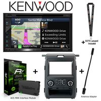 Kenwood Excelon DNX695S 6.8" AV Navigation System, iDatalink KIT-F150 Dashkit for Select Ford F-150, ADS-MRR Interface Module and BAA21 Antenna Adapter and a SOTS Lanyard (Renewed)