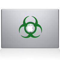 The Decal Guru Toxic MacBook Decal Vinyl Sticker - 13" MacBook Air - Green (1201-MAC-13A-LG)
